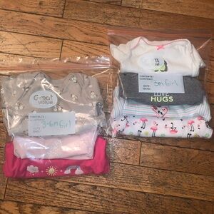 3-6m baby girl clothes bundle